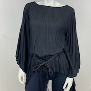 Hot in Hollywood - Boho Pleated Tunic with Belt